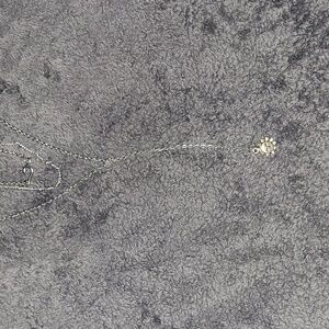 Handmade Multi-Layer Silver Necklace with Sun